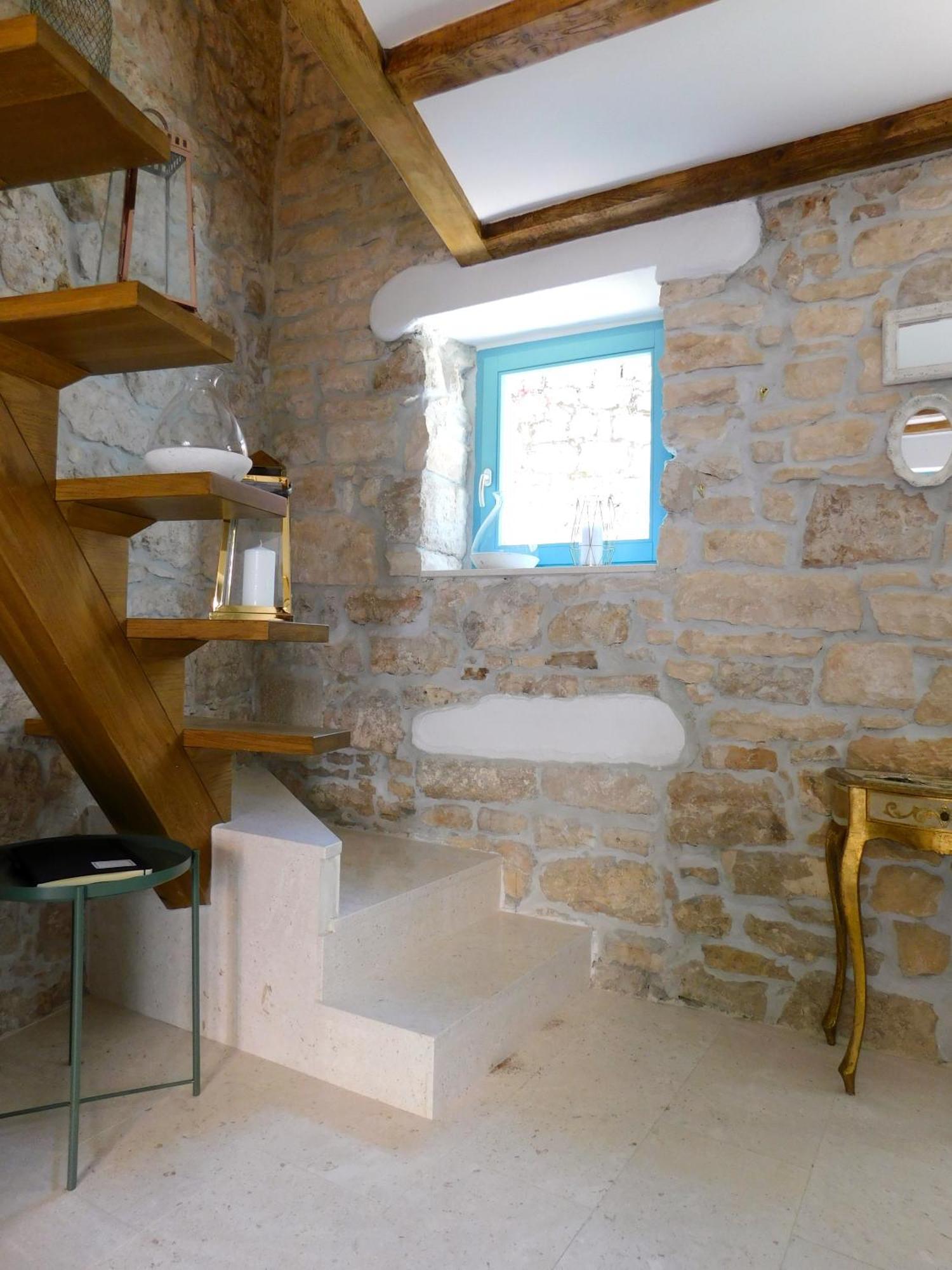 Bezauberndes Steinhaus Mit Garten In Der Altstadt Von Rovinj Dış mekan fotoğraf