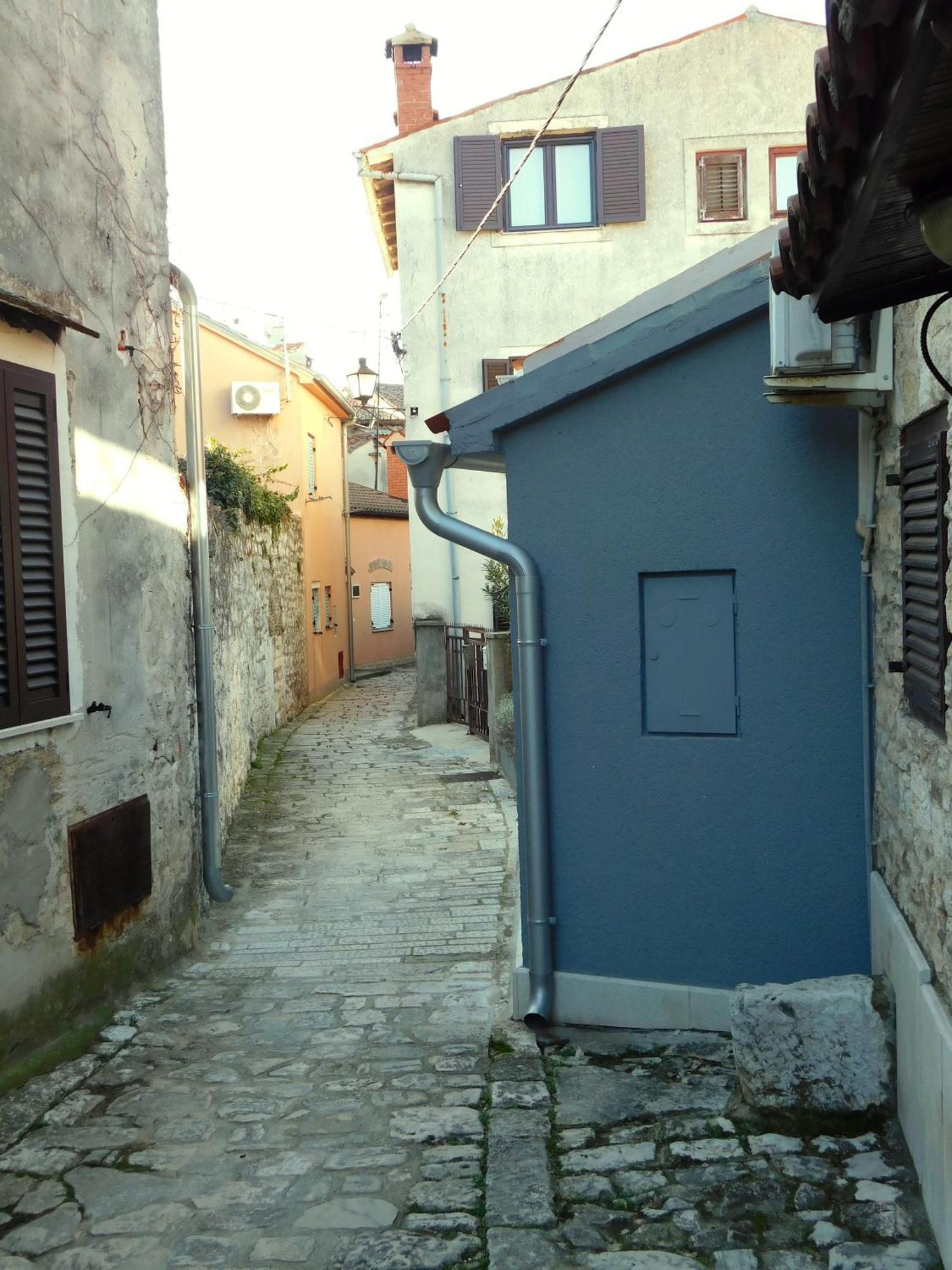 Bezauberndes Steinhaus Mit Garten In Der Altstadt Von Rovinj Dış mekan fotoğraf